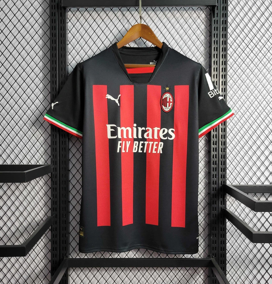 AC Milan Retro Soccer Jersey Home Custom Shirt 2022/23 - Jersey