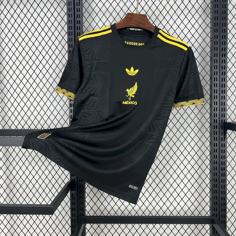Mexico Gold Cup Black Special Soccer Jersey Custom Shirt 2025 - Jersey