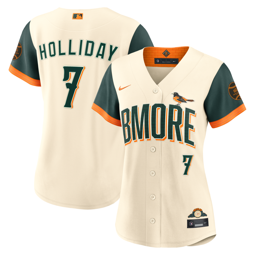 Women's Baltimore Orioles Jackson Holliday Nike Cream 2026 City Connect Stadium Jersey - Jersey