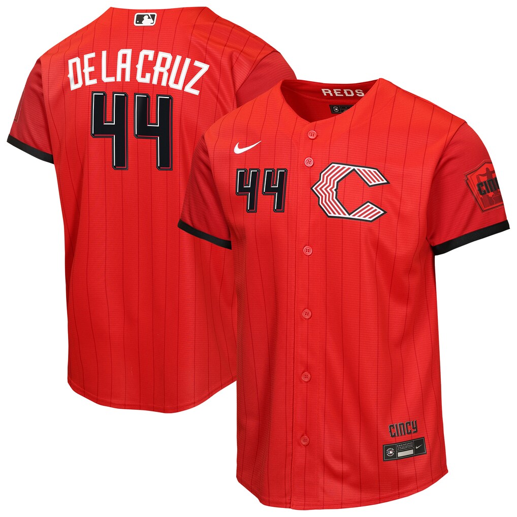 Youth Cincinnati Reds Elly De La Cruz Nike Red 2026 City Connect Stadium Jersey - Jersey