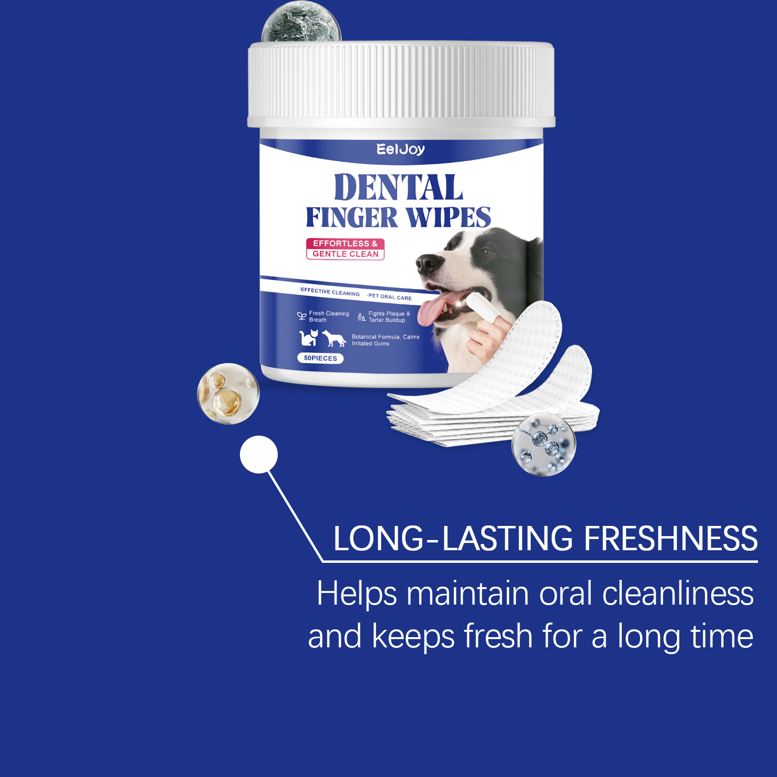 EelJoy Pet Dental Wipes