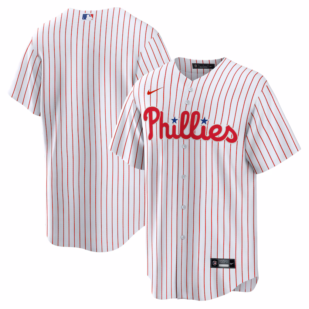 Men's Philadelphia Phillies Nike White Home Big & Tall Replica Jersey - Jersey