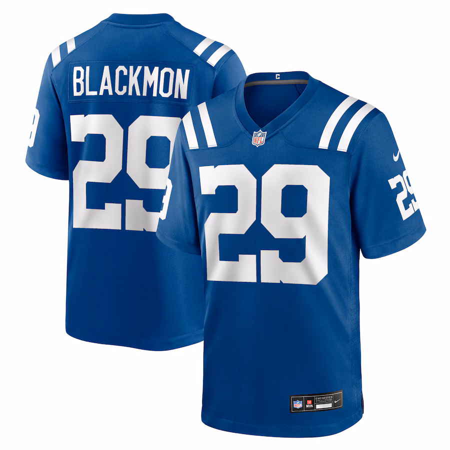 Men's Indianapolis Colts Mekhi Blackmon Nike Royal Team Game Jersey - Jersey