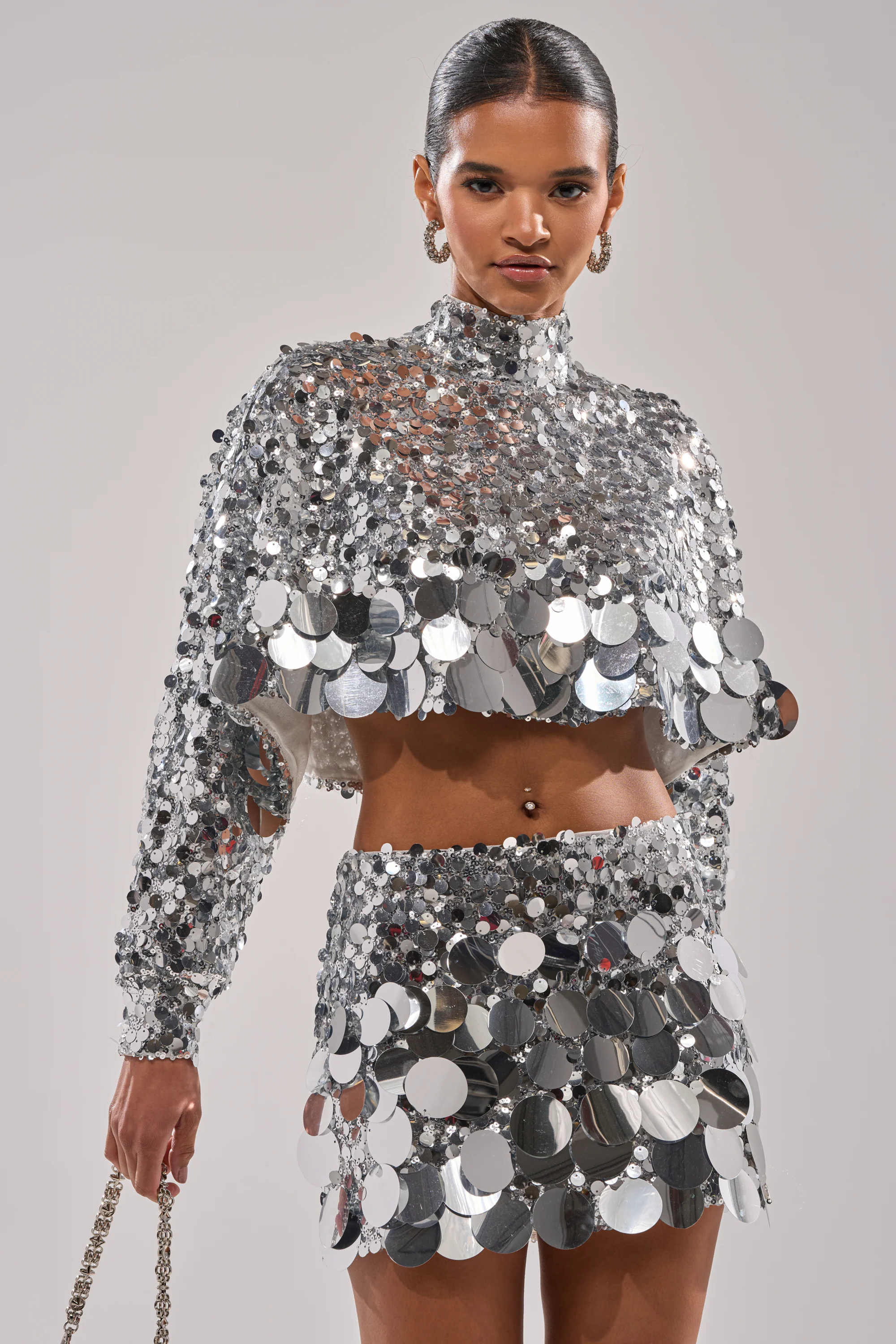HOLIDAY BLING SEQUIN BLOUSE - Akira Wear