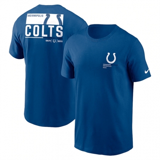 Men's Indianapolis Colts Blue Team Incline T Shirt - Jersey