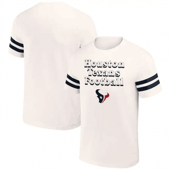 Men's Houston Texans Cream X Darius Rucker Collection Vintage T Shirt - Jersey