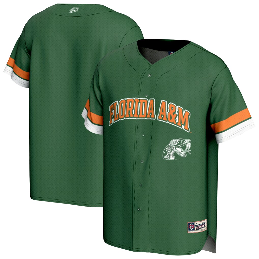 Unisex GameDay Greats Green Florida A&M Rattlers Spirit Baseball Jersey - Jersey