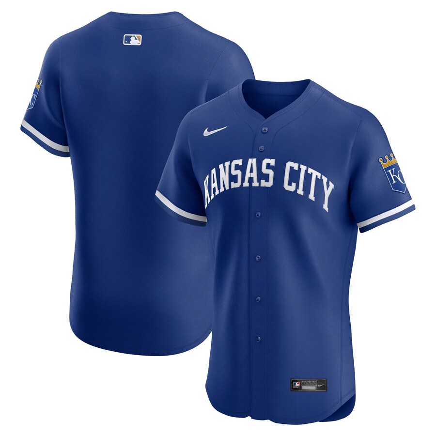 Men's Kansas City Royals Nike Royal Alternate 2 Elite Jersey - Jersey