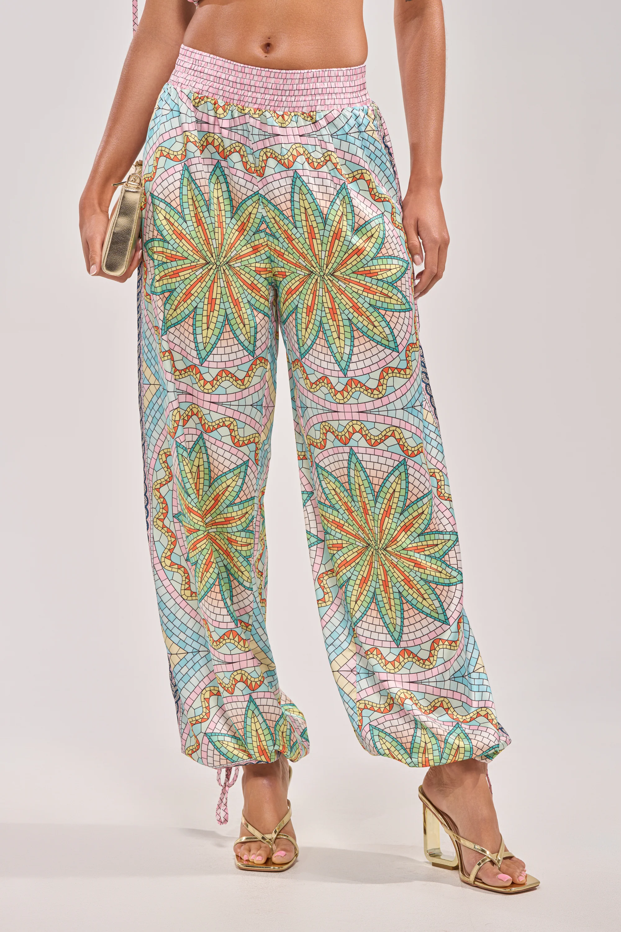 ALL DIFFERENT WAYS SATIN PALAZZO PANT - Akira Wear