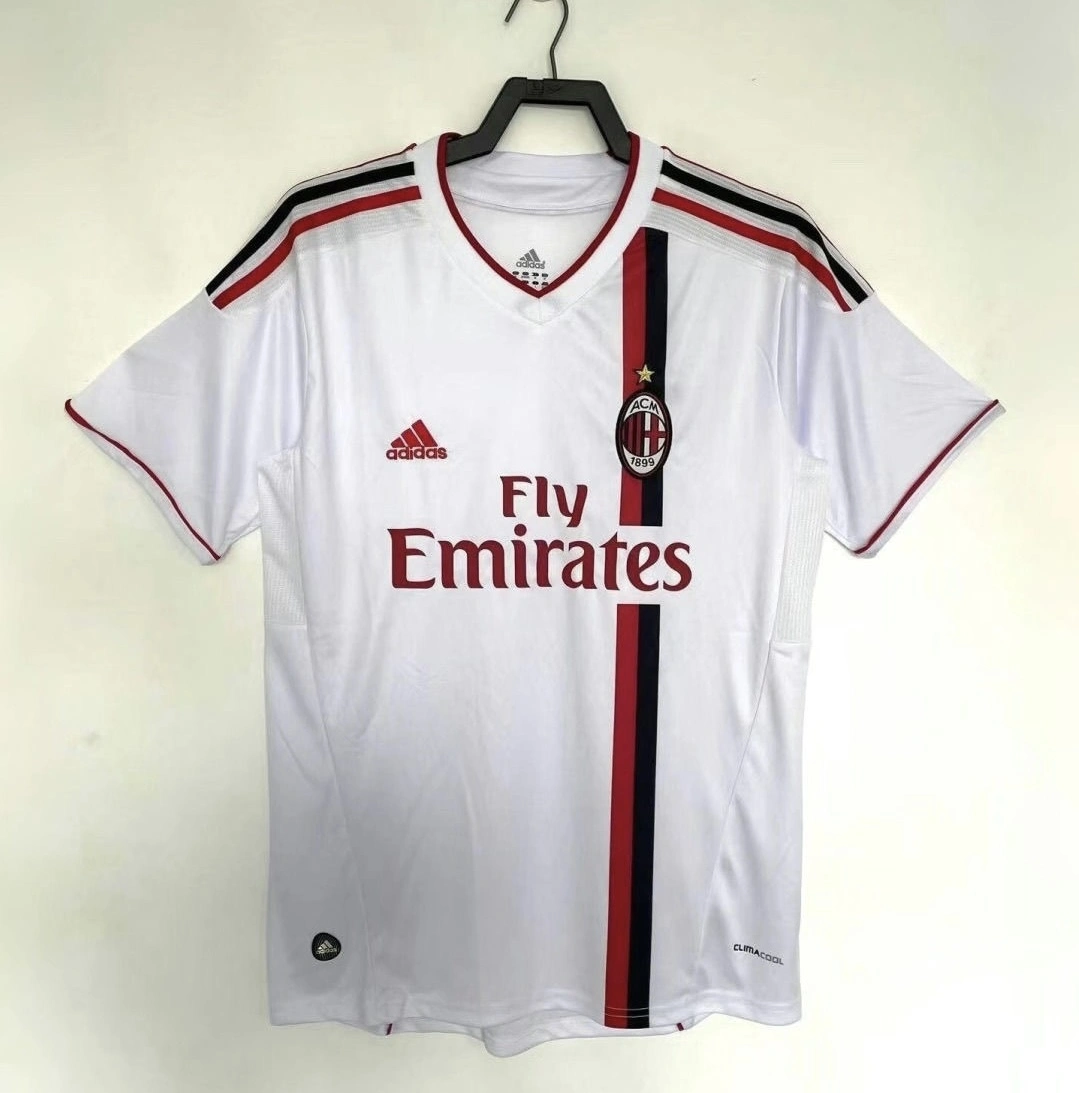 AC Milan Retro Soccer Jersey Away Custom Shirt 2011/12 - Jersey