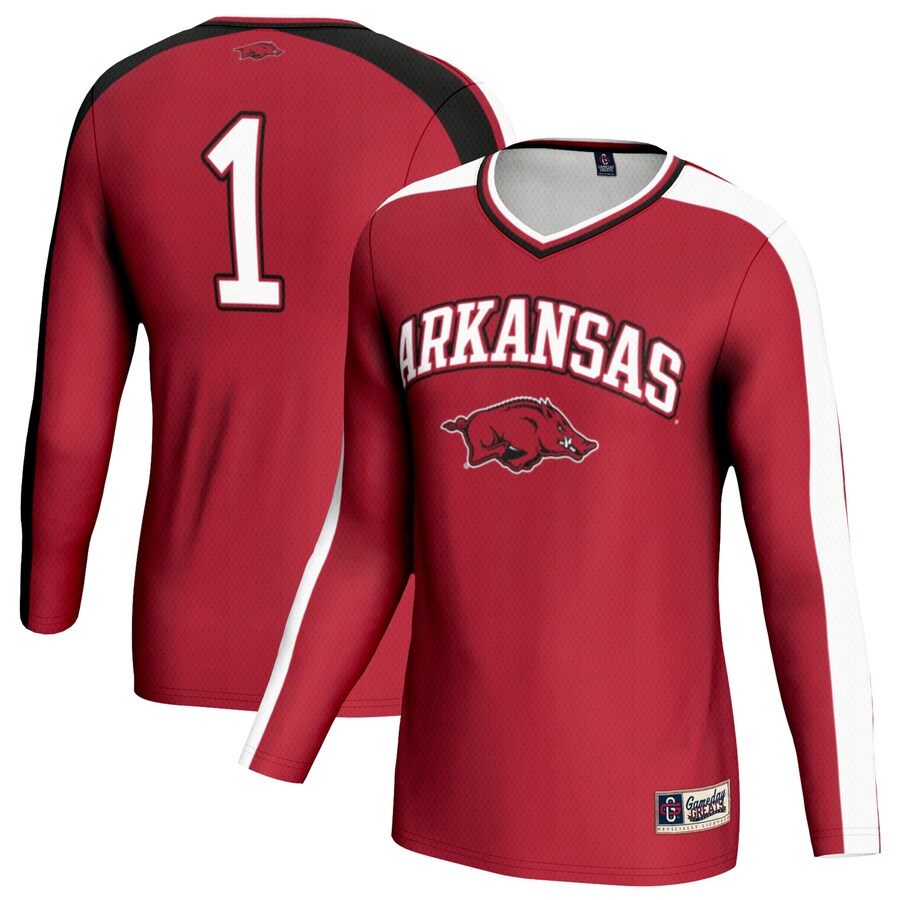 Youth GameDay Greats Cardinal Arkansas Razorbacks Women's Volleyball Lightweight Fashion Jersey - Jersey