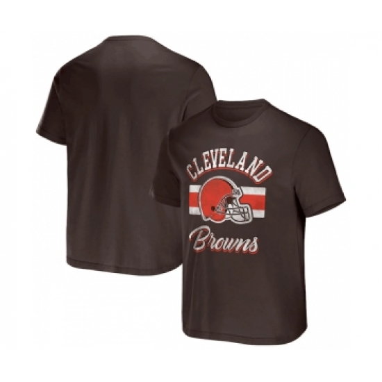 Men's Cleveland Browns Brown x Darius Rucker Collection Stripe T-Shirt - Jersey