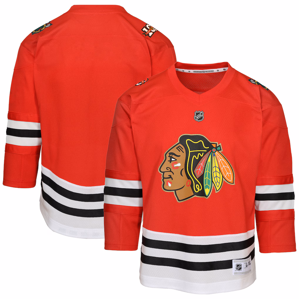 Preschool Chicago Blackhawks Red Centennial Replica Jersey - Jersey