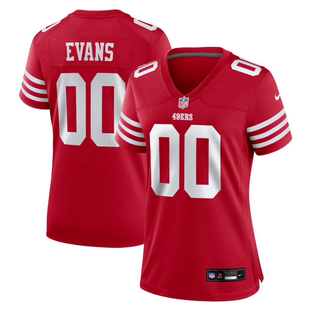 Women's San Francisco 49ers Mike Evans Nike Scarlet Game Jersey - Jersey