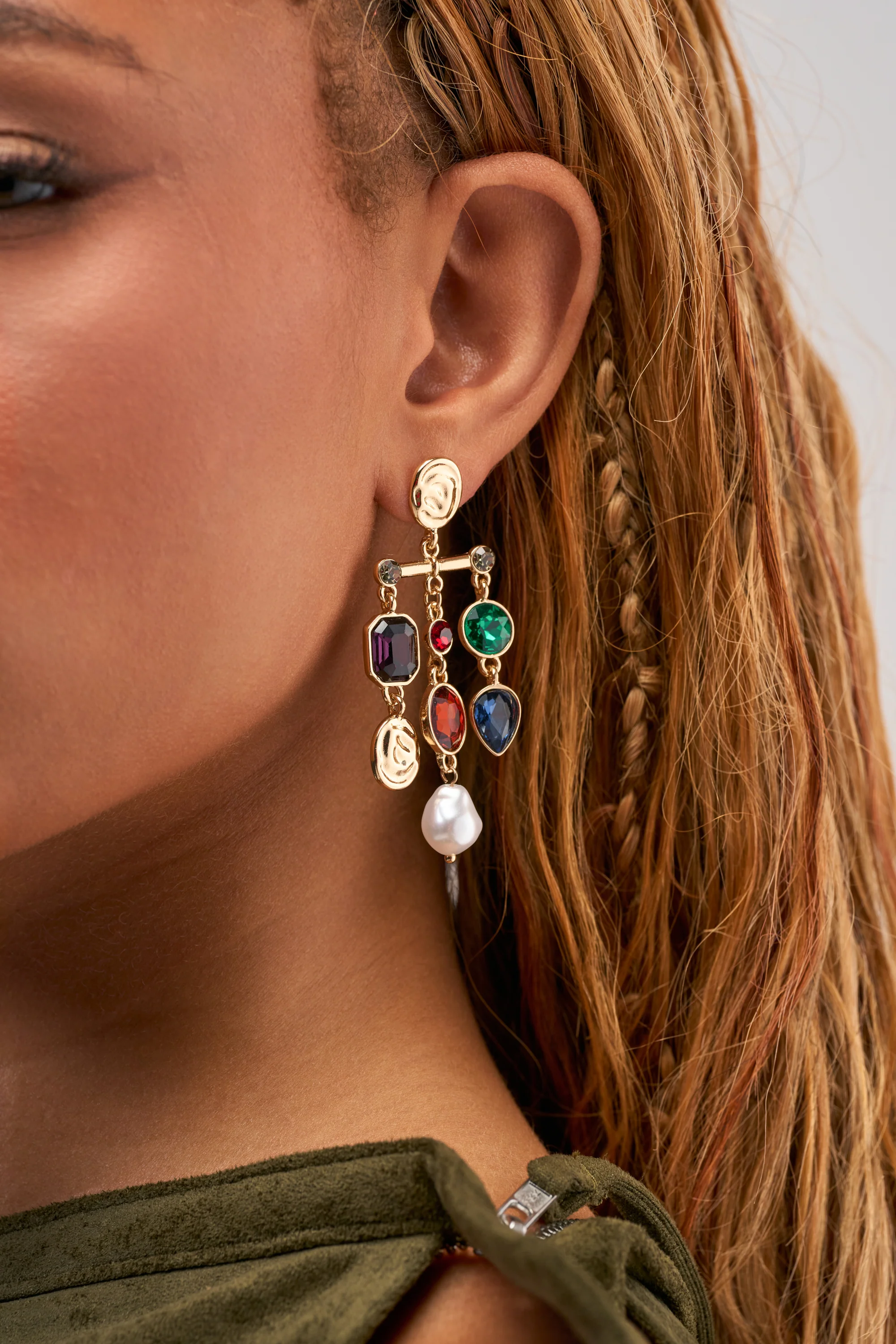 MAXIMALIST MUSE CHARM DROP EARRINGS - Akira Wear