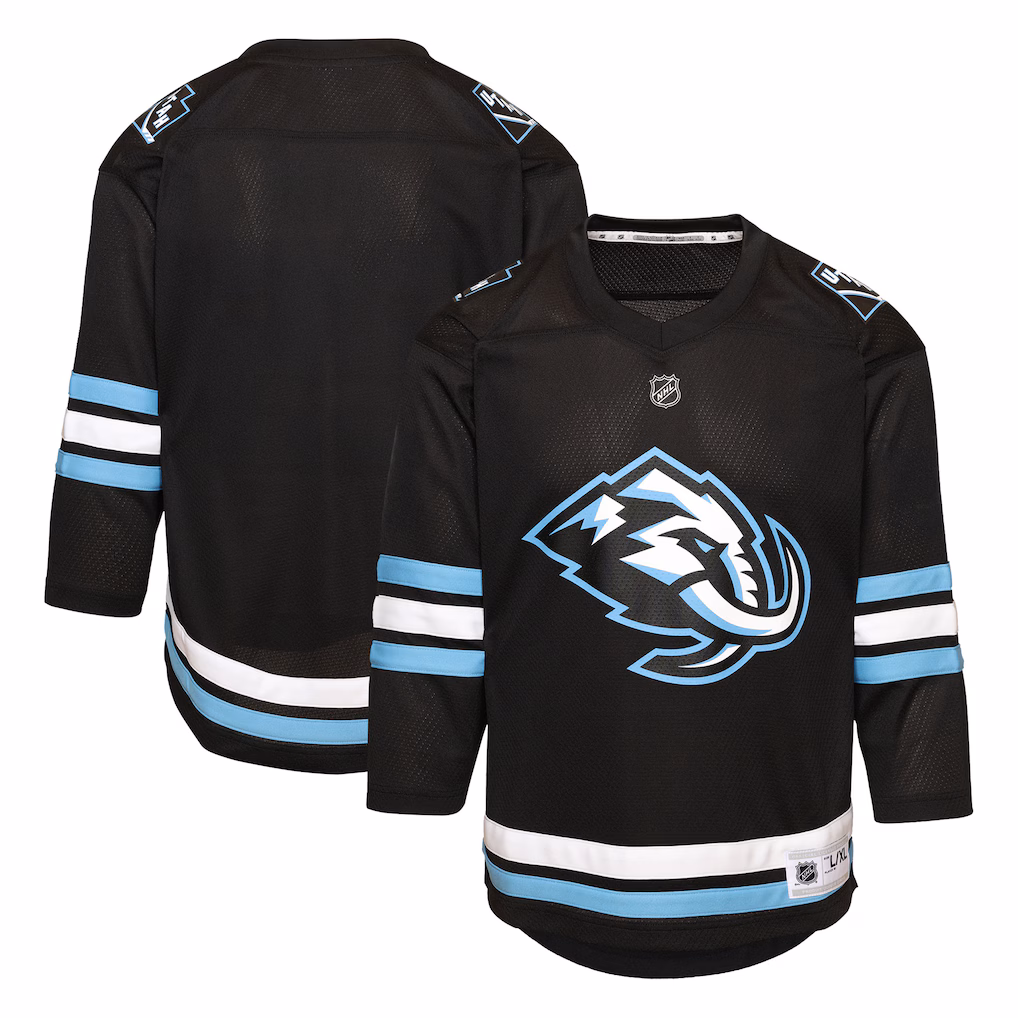 Youth Utah Mammoth Black Home Replica Jersey - Jersey