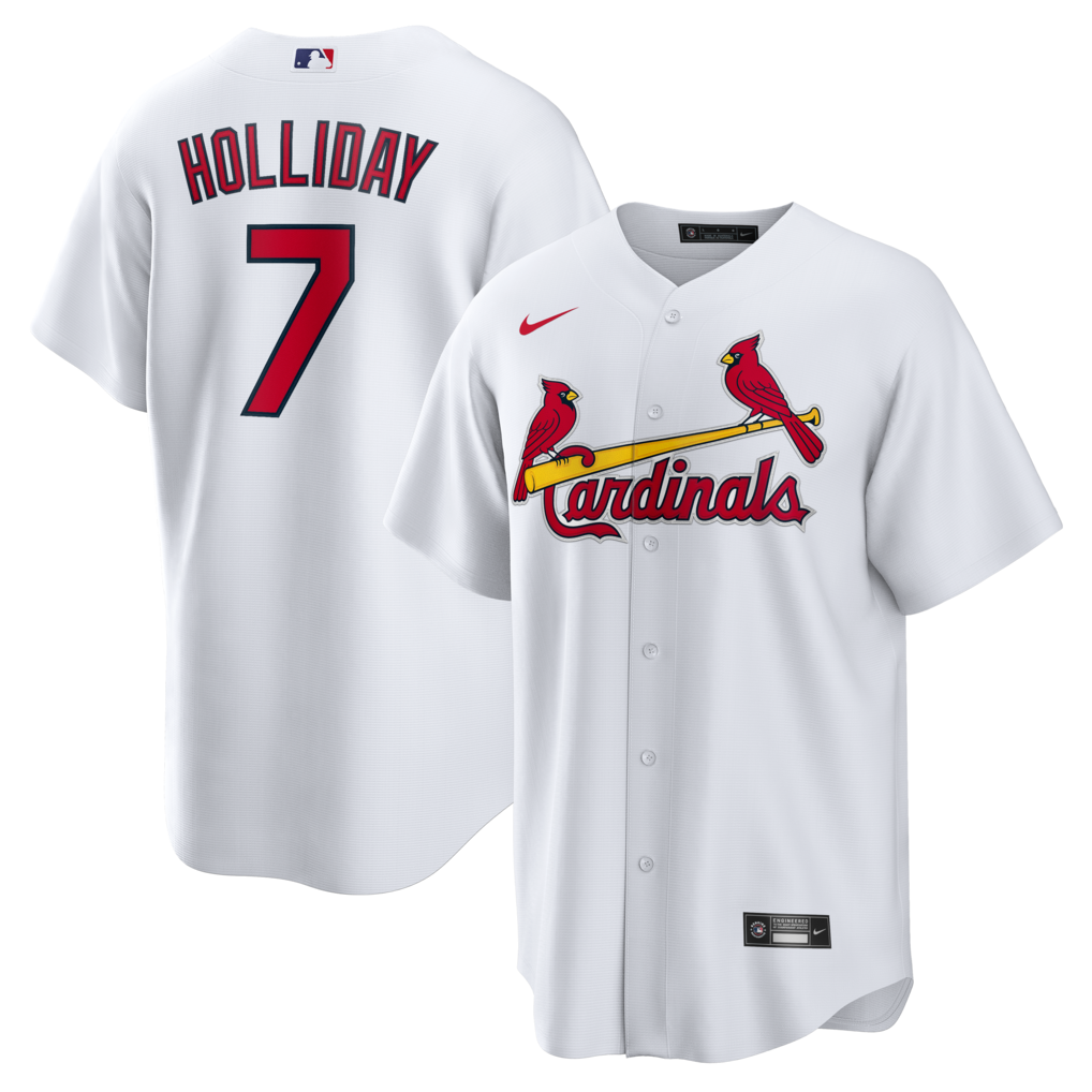 Men's St. Louis Cardinals Matt Holliday Nike White Home Retired Player Replica Jersey - Jersey