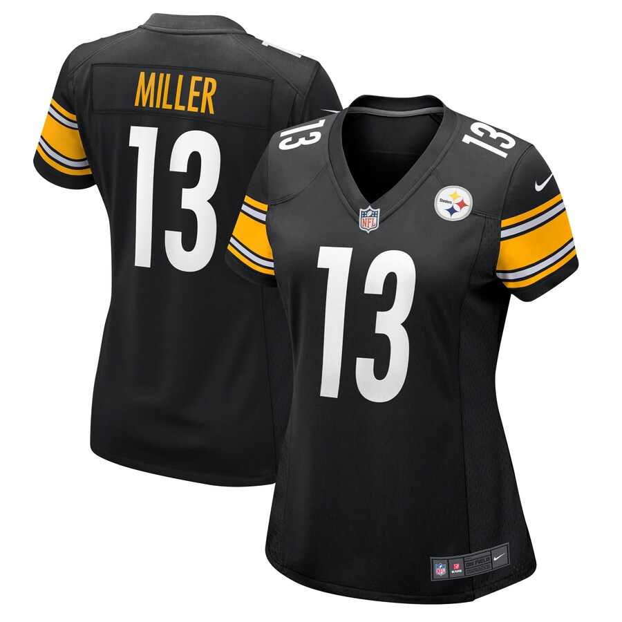 Women's Pittsburgh Steelers Scotty Miller Nike Black Team Game Jersey - Jersey