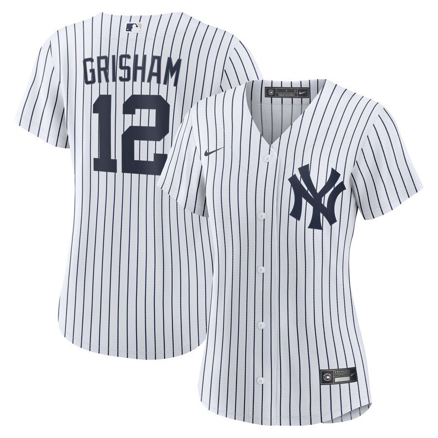 Women's New York Yankees Trent Grisham Nike White Home Replica Jersey - Jersey