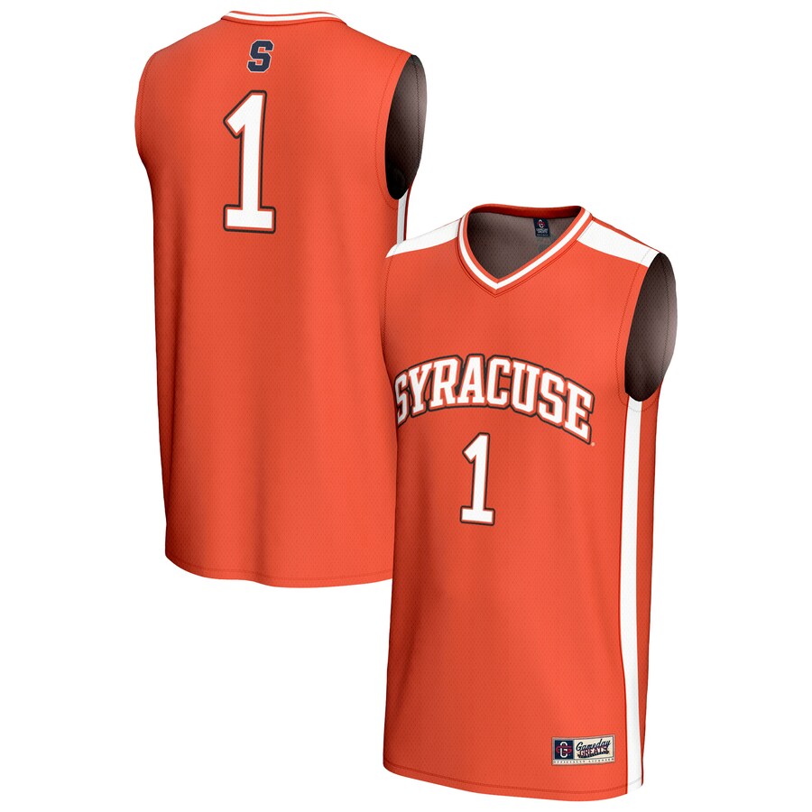 Unisex GameDay Greats #1 Orange Syracuse Orange Lightweight Collegiate Basketball Fashion Jersey - Jersey