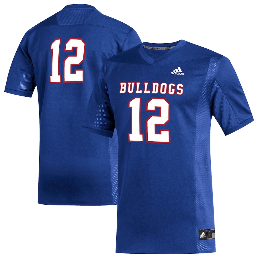 Men's adidas #1 Royal Louisiana Tech Bulldogs Replica Football Jersey - Jersey