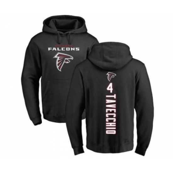 Football Atlanta Falcons #4 Giorgio Tavecchio Black Backer Pullover Hoodie - Jersey