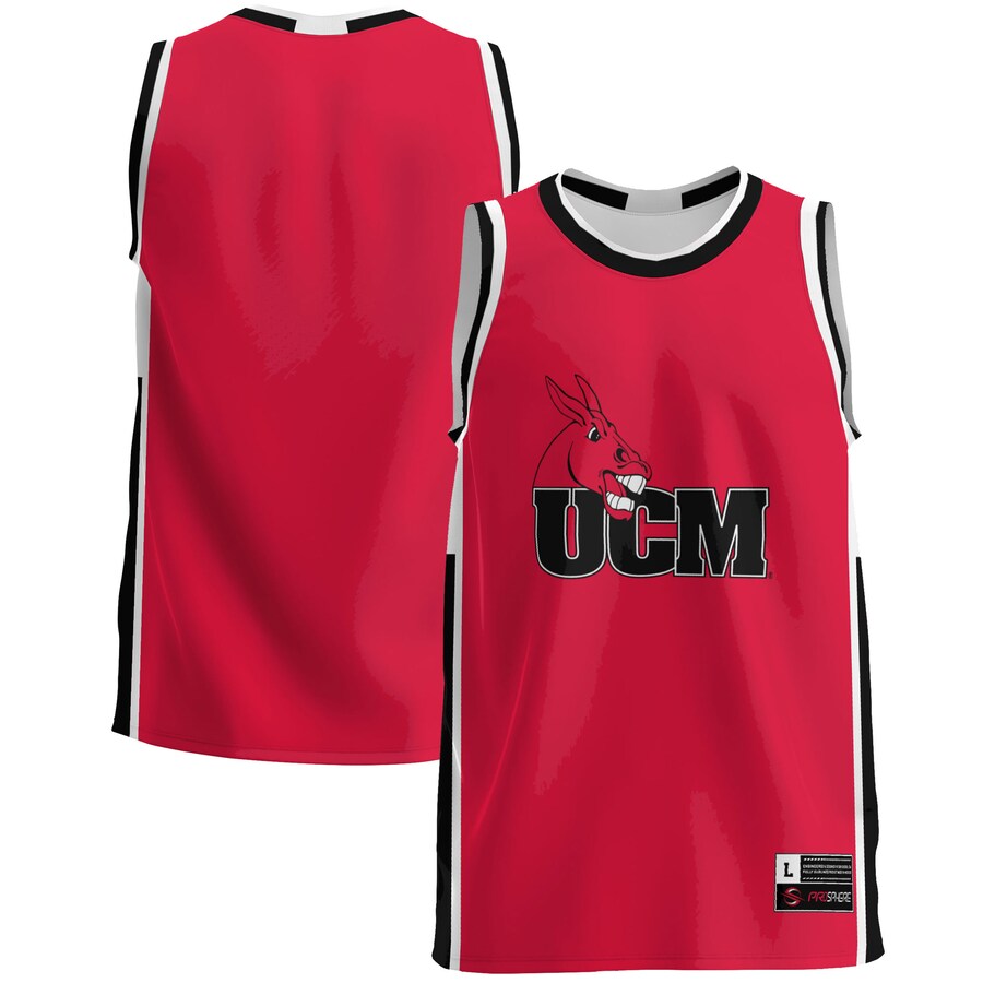 Men's GameDay Greats  Red Central Missouri Mules  Lightweight Basketball Jersey - Jersey