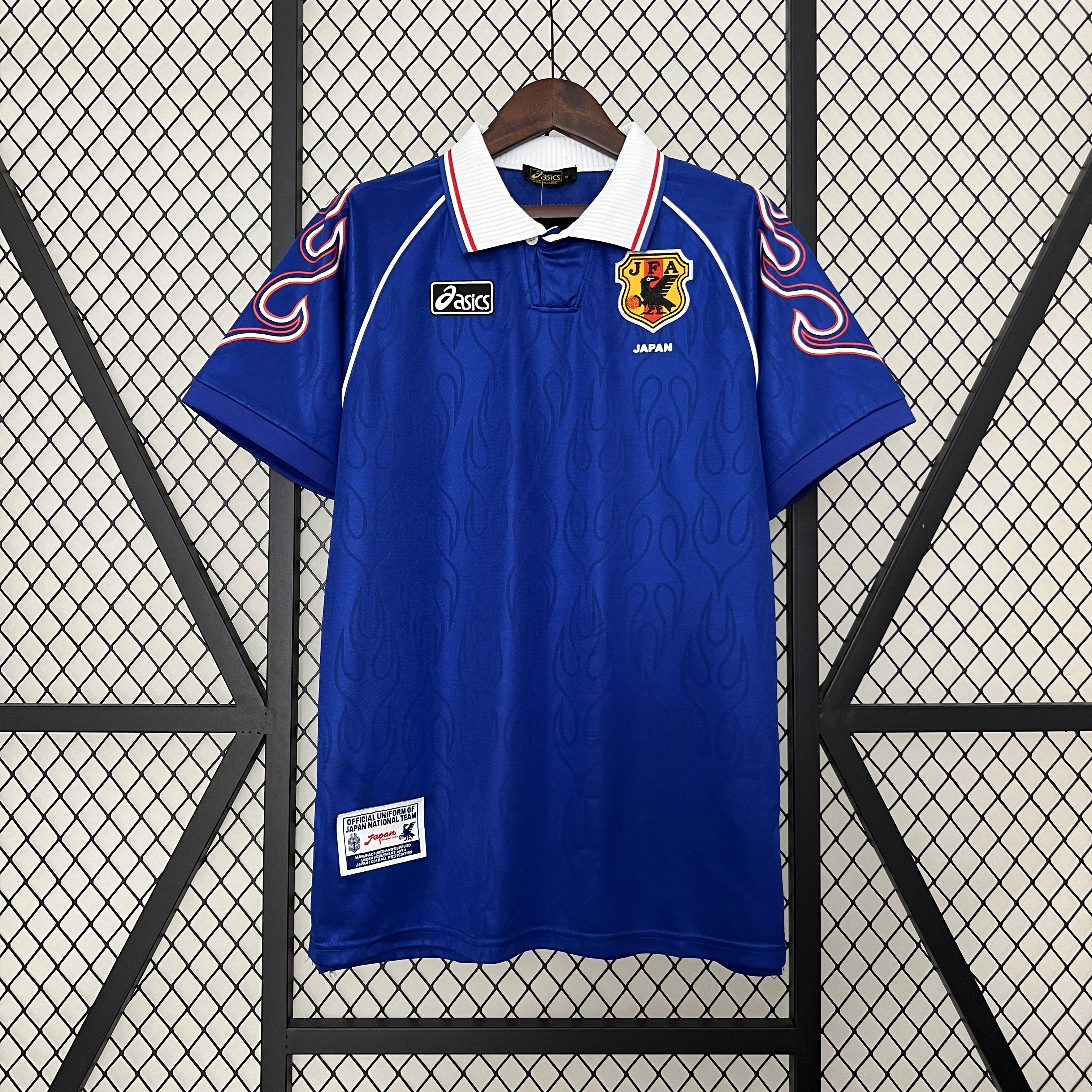 Japan Retro Soccer Jersey Home Custom Shirt 1998 - Jersey
