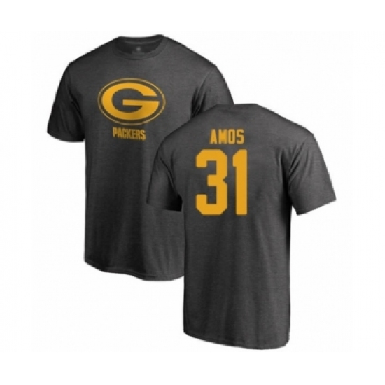 Football Green Bay Packers #31 Adrian Amos Ash One Color T-Shirt - Jersey