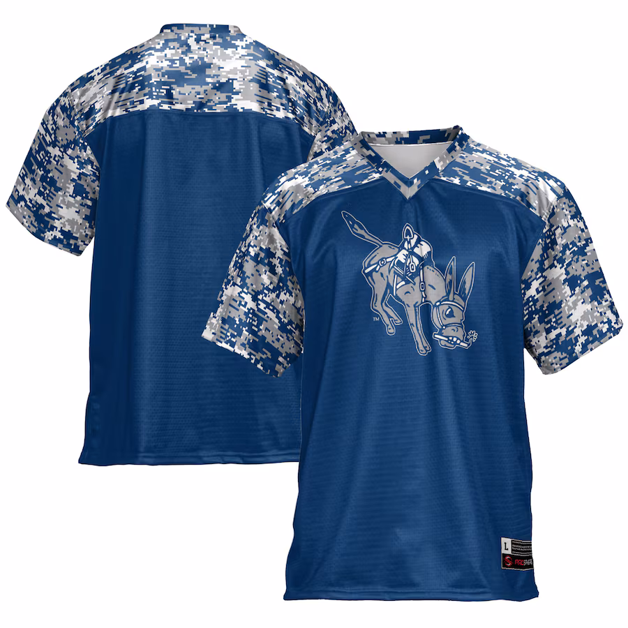 Men's GameDay Greats Blue Colorado School of Mines Orediggers Football Jersey - Jersey