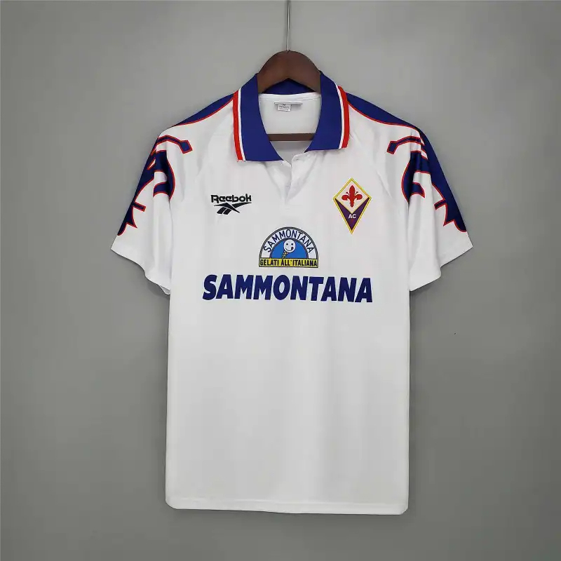 Fiorentina Retro Soccer Jersey Away Custom Shirt 1995/1997 - Jersey