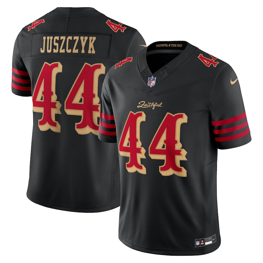 Men's San Francisco 49ers Kyle Juszczyk Nike Black 2025 Rivalries Collection Limited Jersey - Jersey