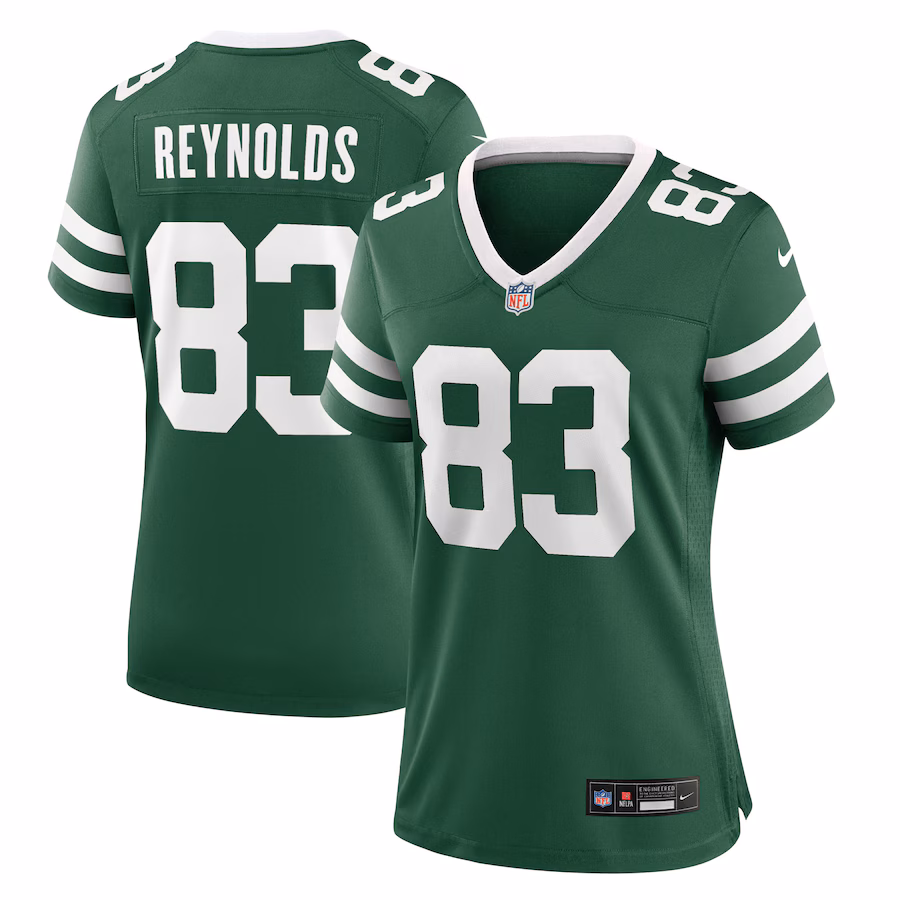 Women's New York Jets Josh Reynolds Nike Legacy Green Team Game Jersey - Jersey