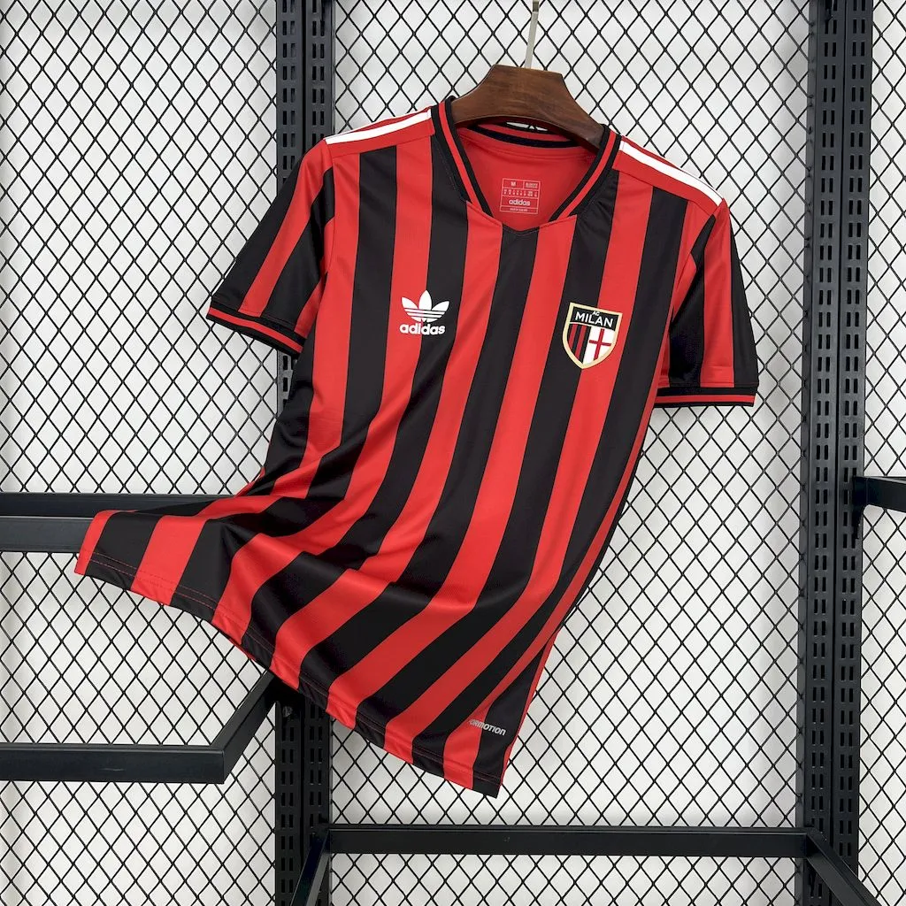 AC Milan Soccer Jersey Retro Style Custom Shirt 2024/25 - Jersey