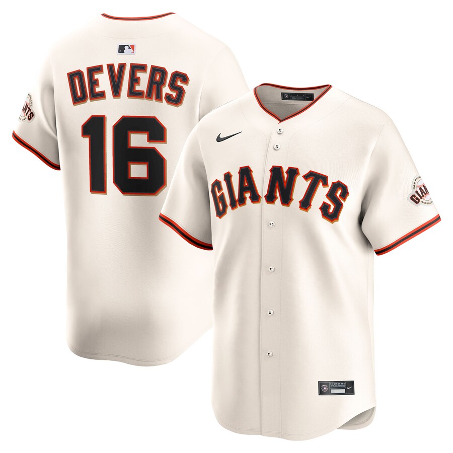 Men's San Francisco Giants Rafael Devers Nike Cream Home Limited Player Jersey - Jersey