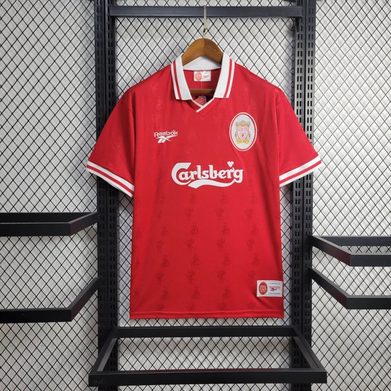 Liverpool Retro Football Jersey Home Custom Shirt 1996/97 - Jersey