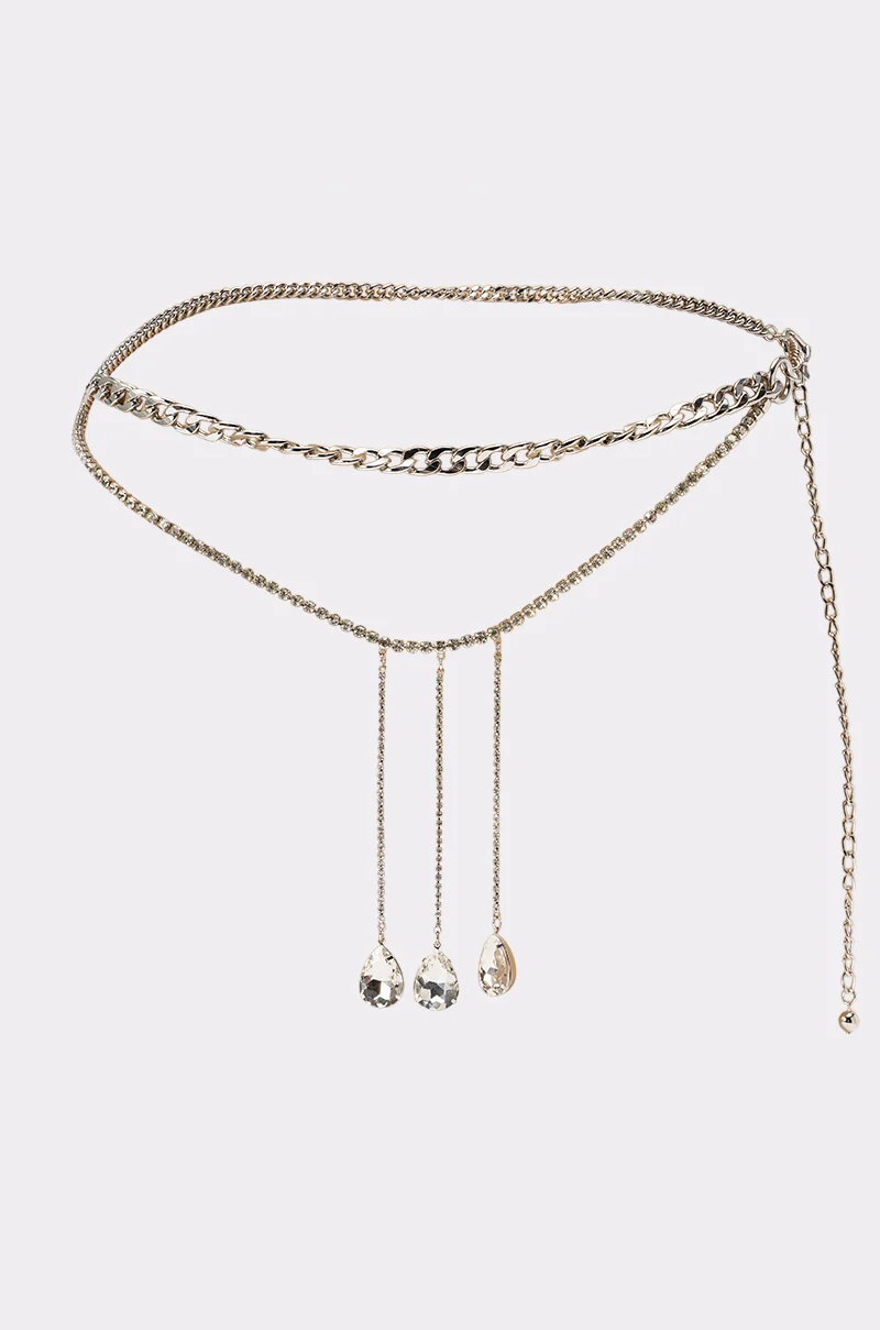 SILVER DRIP BODYCHAIN - Akira Wear