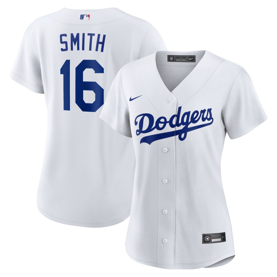 Women's Los Angeles Dodgers Will Smith Nike White Home Replica Jersey - Jersey