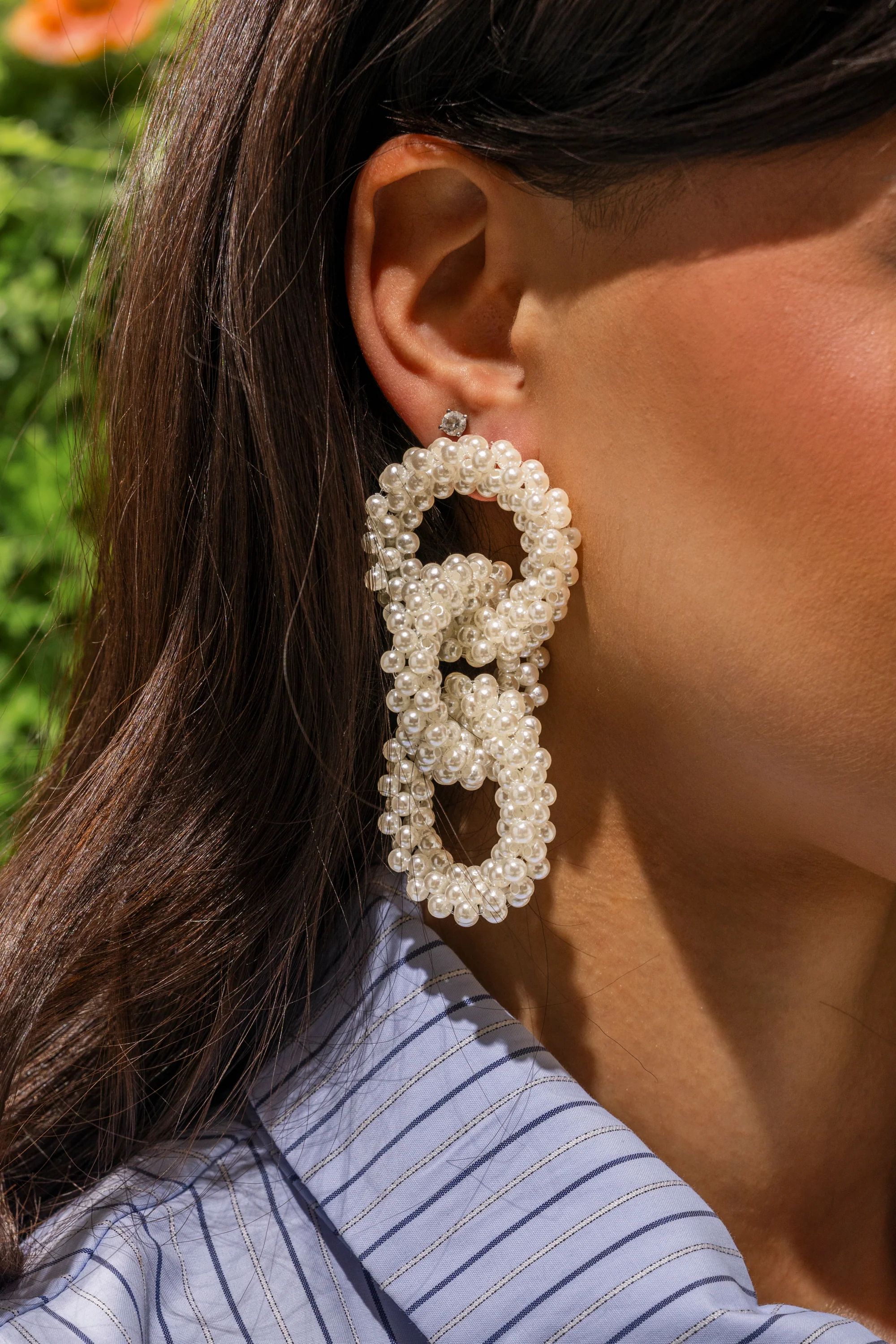 PEARL BABY DANGLE EARRING - Akira Wear