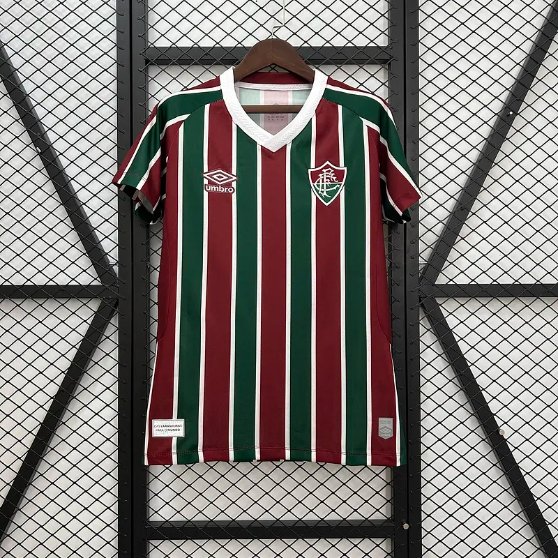 Fluminense FC Soccer Jersey Home Women's Custom Shirt 2025-26 - Jersey