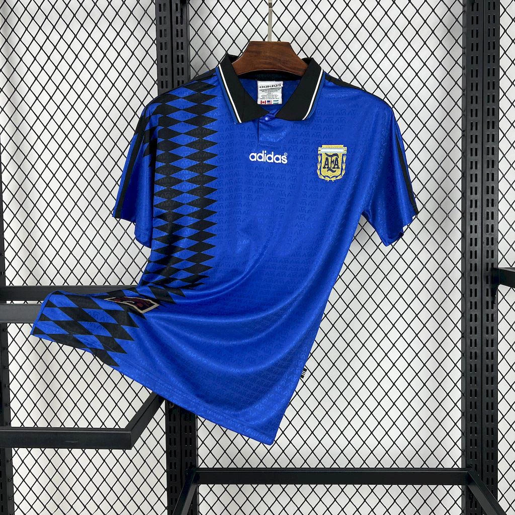 Argentina Retro Jersey Custom Away Football Jersey World Cup 1994 - Jersey