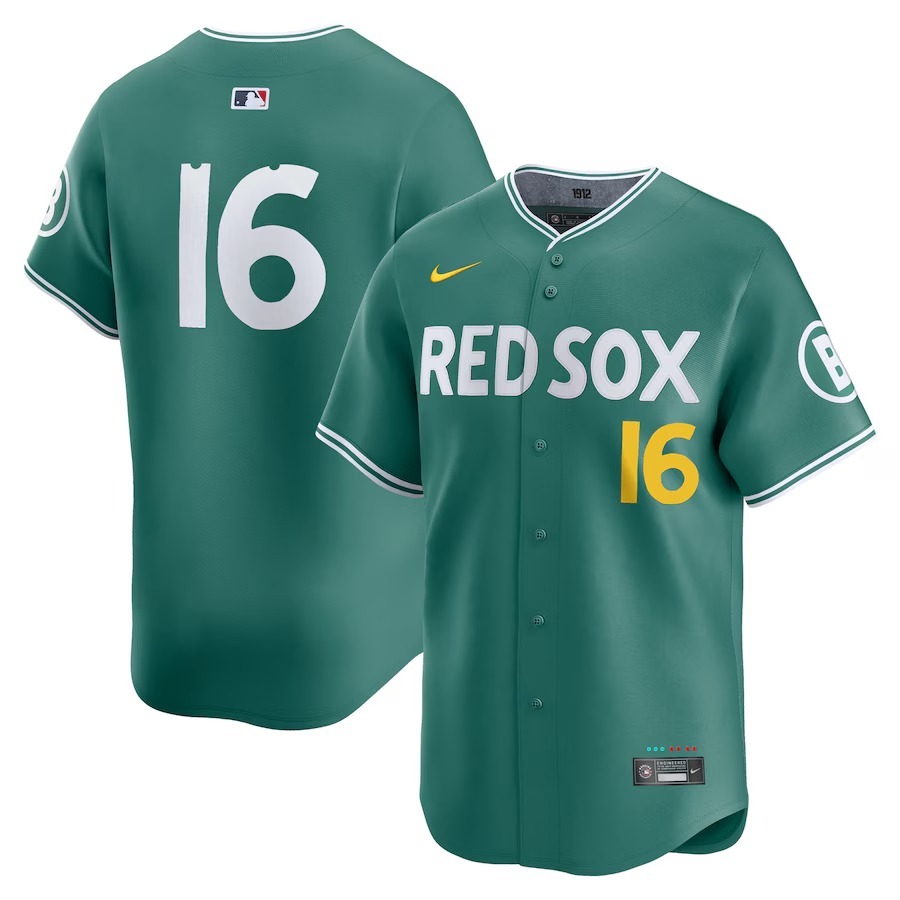 Men's Boston Red Sox Jarren Duran Nike Green 2025 City Connect Limited Player Jersey - Jersey