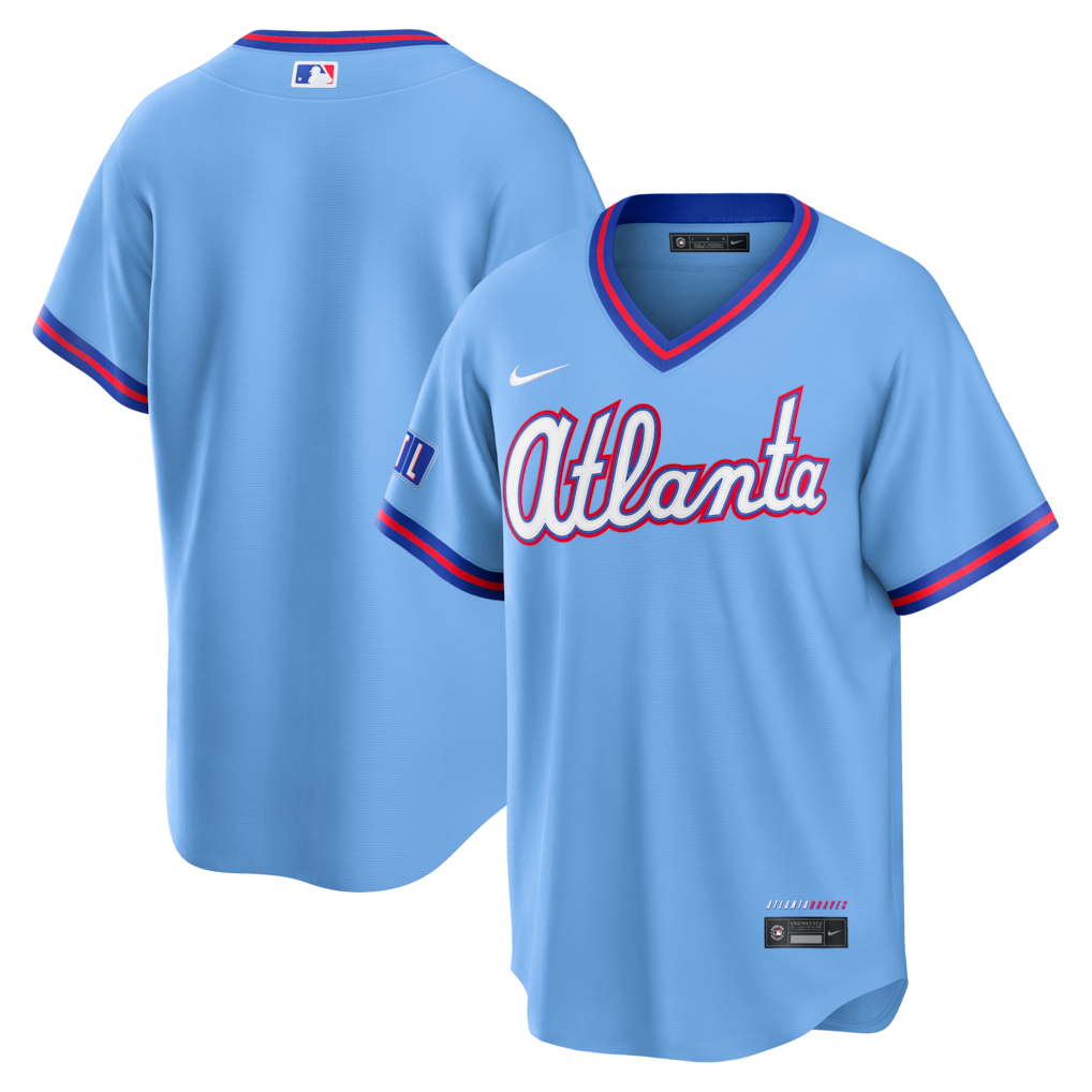 Men's Atlanta Braves Nike Powder Blue 2026 City Connect Stadium Jersey - Jersey