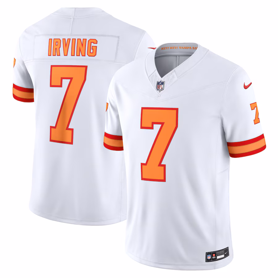 Men's '76 Tampa Bay Buccaneers Bucky Irving Nike White Vapor F.U.S.E. Player Limited Jersey - Jersey