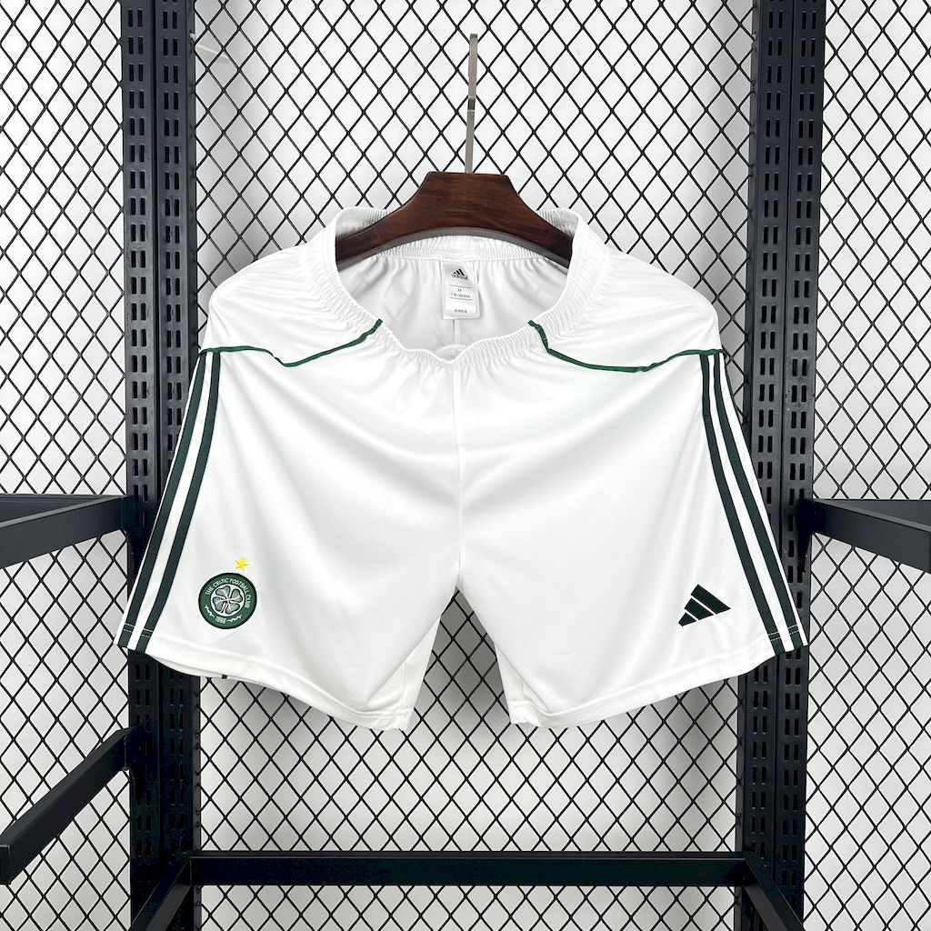 Celtic Soccer Jersey Home Custom Shorts 2025/26 - Jersey