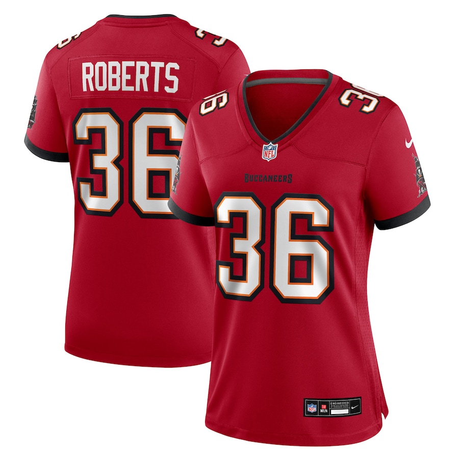 Women's Tampa Bay Buccaneers J. J. Roberts Nike Red Team Game Jersey - Jersey