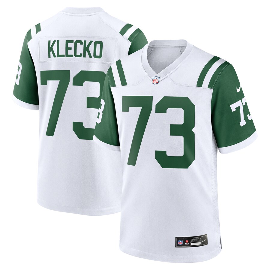 Men's New York Jets Joe Klecko Nike White Retired Player Alternate Game Jersey - Jersey