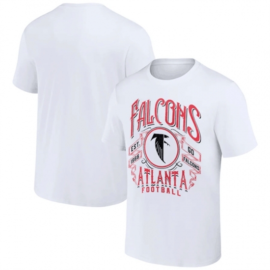 Men's Atlanta Falcons White X Darius Rucker Collection Vintage Football T Shirt - Jersey