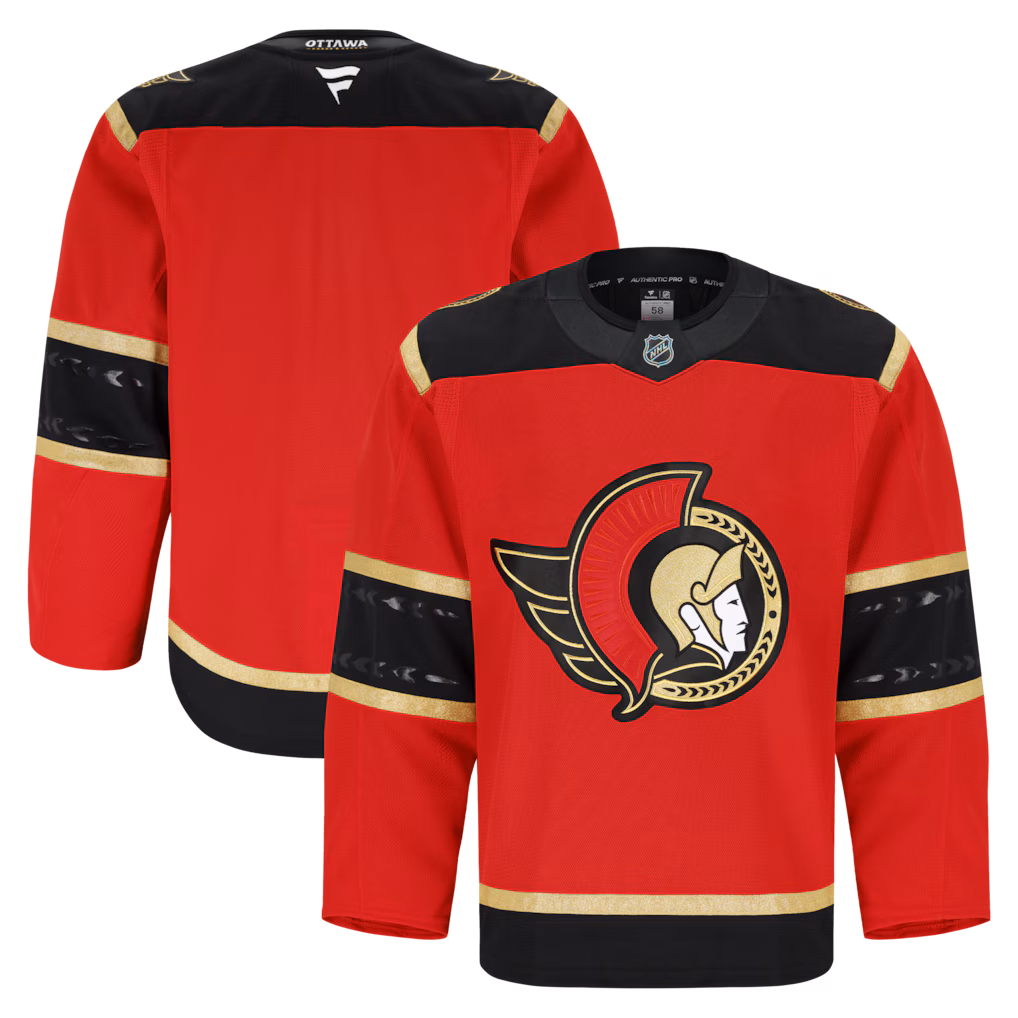 Men's Ottawa Senators Fanatics Red Alternate Authentic Pro Jersey - Jersey