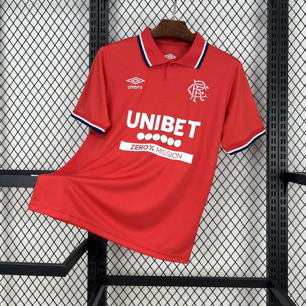 Rangers FC Soccer Jersey Away Custom Shirt 2025/26 - Jersey